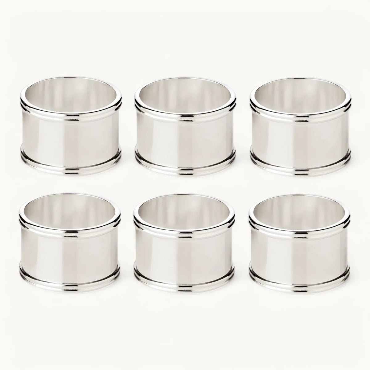 Edzard - Madrid Set of 6 Napkin Rings (Diameter 4 cm), view 6