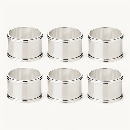 Edzard - Madrid Set of 6 Napkin Rings (Diameter 4 cm), view 6