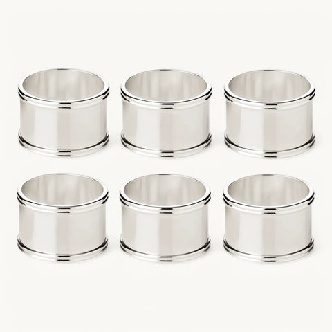 Edzard - Madrid Set of 6 Napkin Rings (Diameter 4 cm)