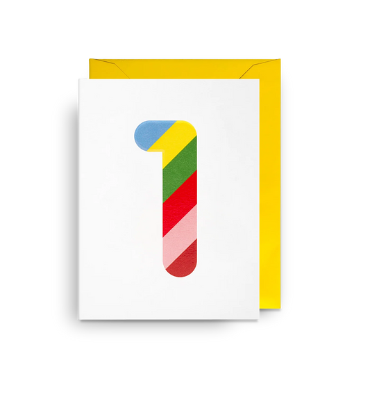 Magic Numbers Kid's Milestone Birthday Mini Card