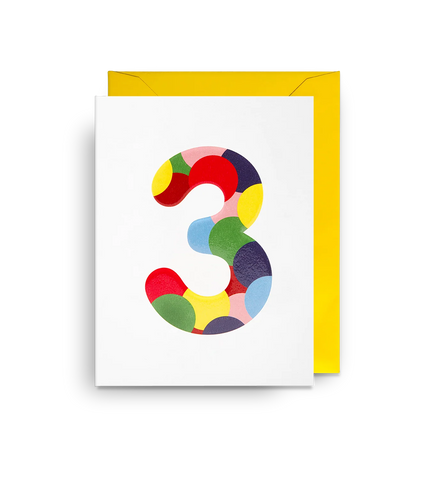 Magic Numbers Kid's Milestone Birthday Mini Card