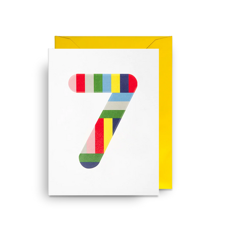 Magic Numbers Kid's Milestone Birthday Mini Card