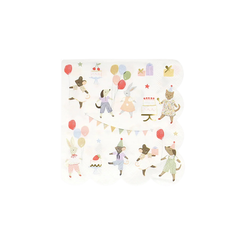 Meri Meri Animal Friends Small Napkins