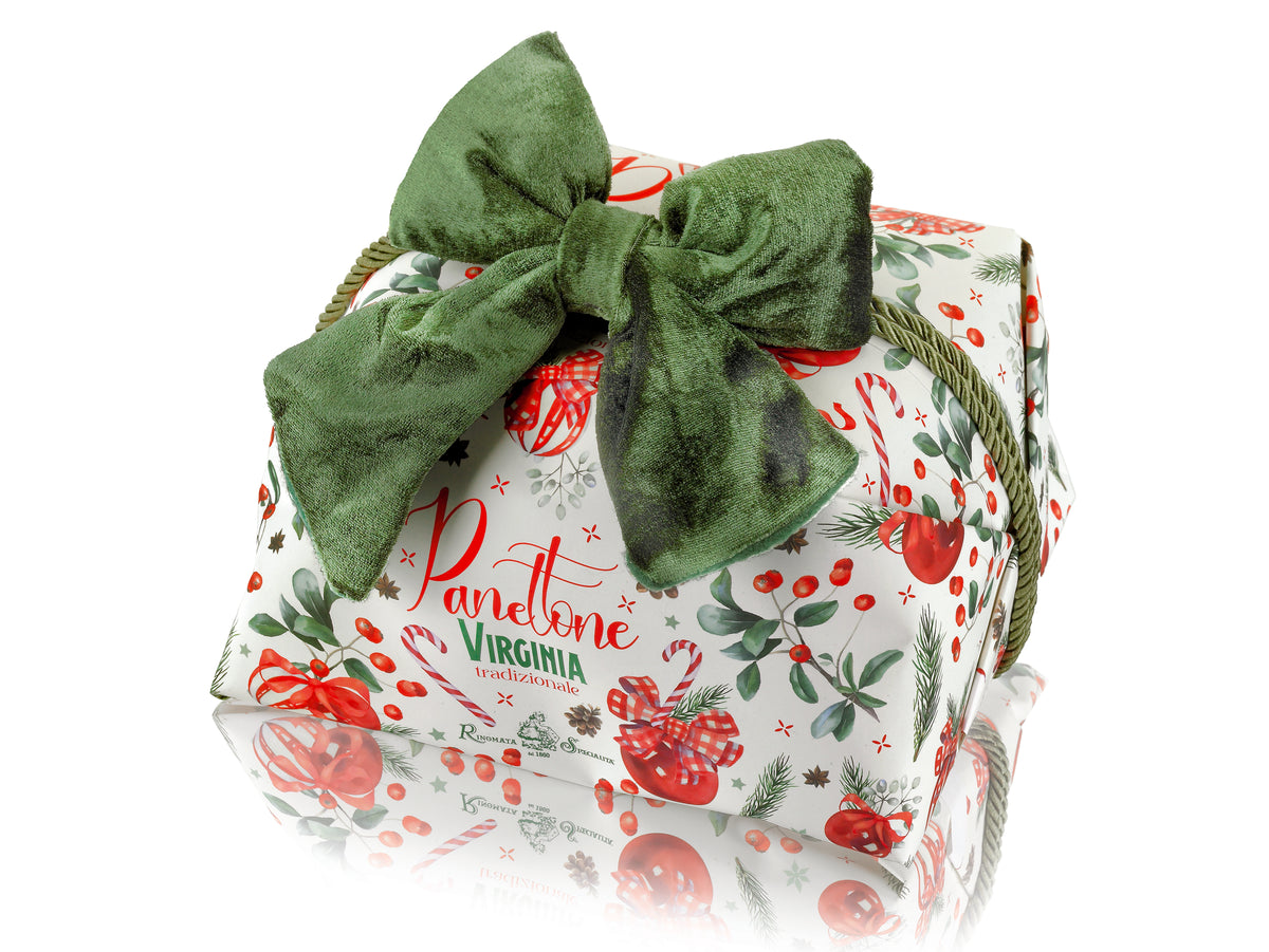 Virginia Amaretti Velvet Ribbon Panettone 1kg