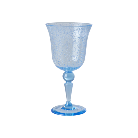Rice Acrylic Wine Glass in Bubble Design - 360ml