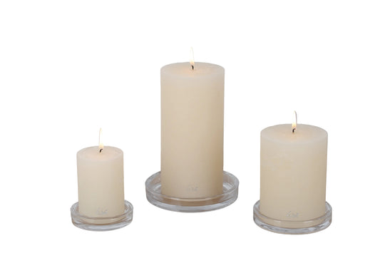 Rasteli - Circuli - Glass Candle Coaster