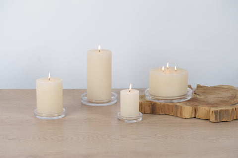 Rasteli - Circuli - Glass Candle Coaster
