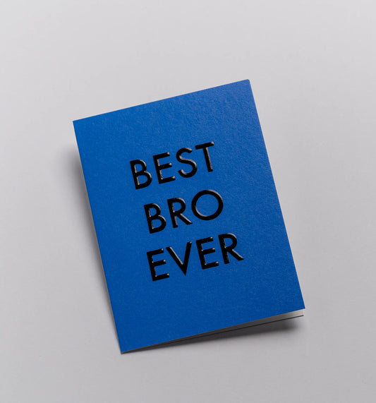 Kelly Hyatt Best Bro Ever Mini Card