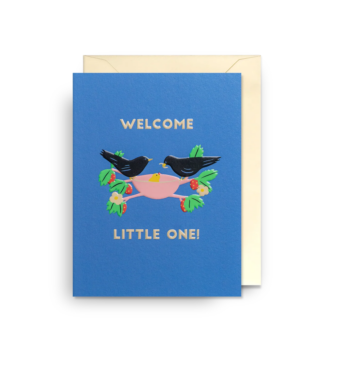 Naomi Wilkinson Nest Welcome Little One mini card by Klang Und Kleid