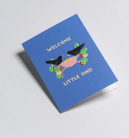 Naomi Wilkinson Nest Welcome Little One Mini Card, view 2