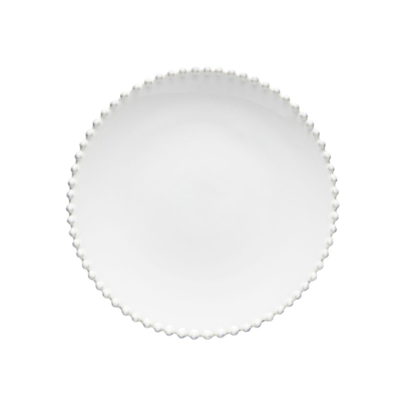 Pearl Plate in White