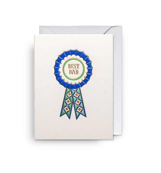 Hanna Werning Best Dad Rosette Mini Card