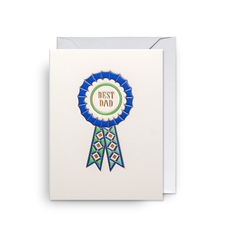 Hanna Werning Best Dad Rosette Mini Card