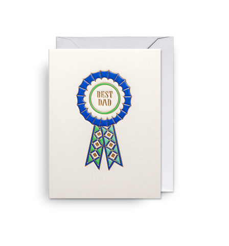 Hanna Werning Best Dad Rosette Mini Card