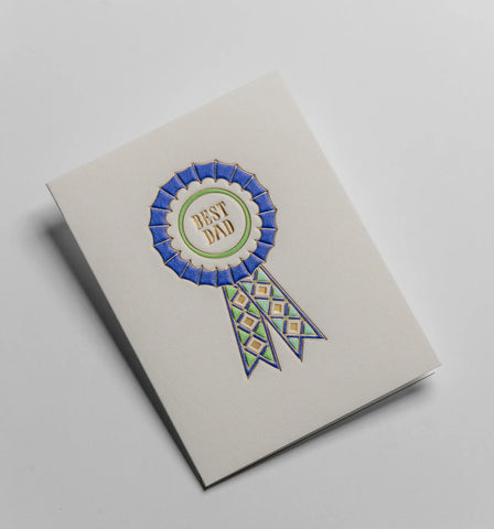 Hanna Werning Best Dad Rosette Mini Card