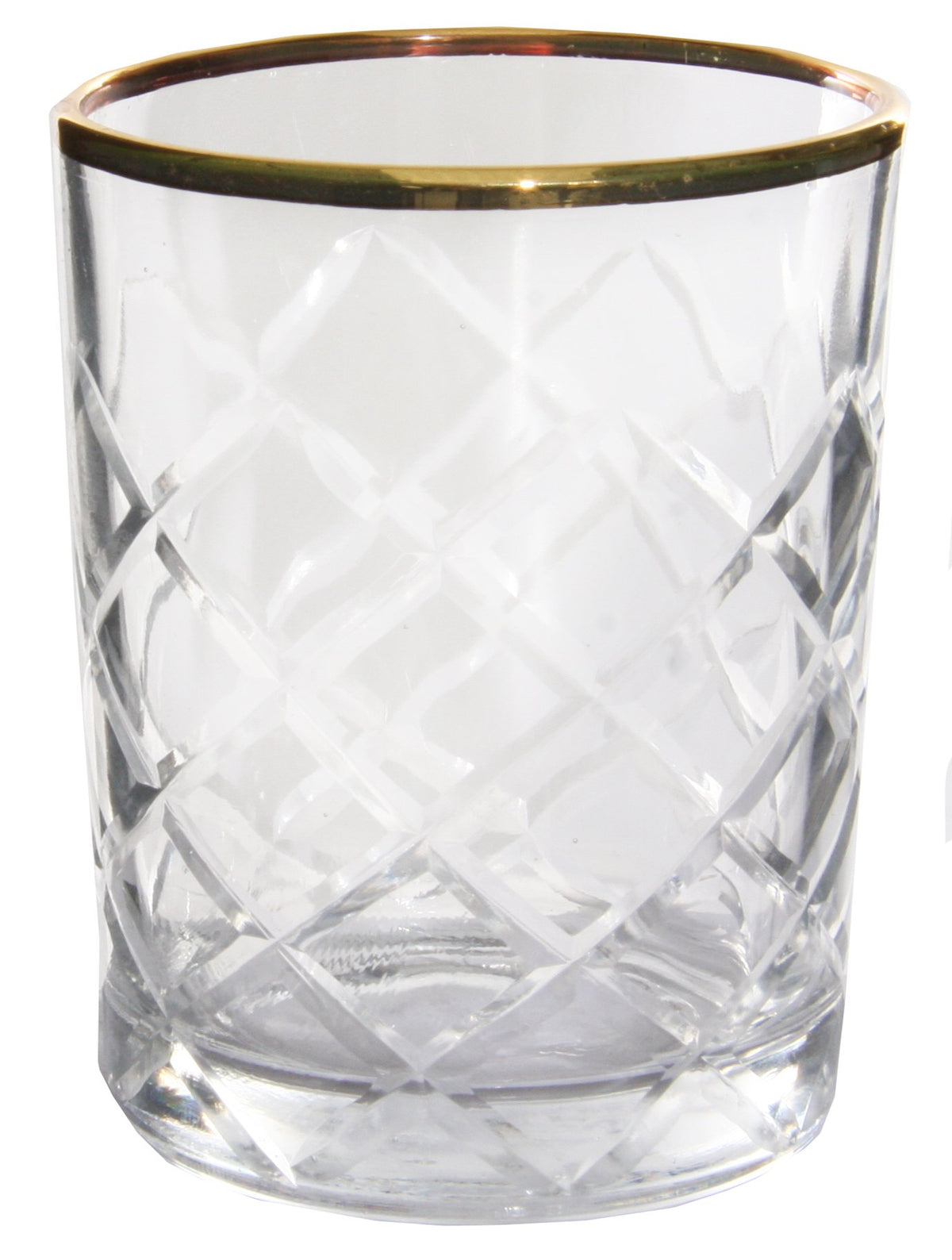 Shishi Votive Gold candle glass