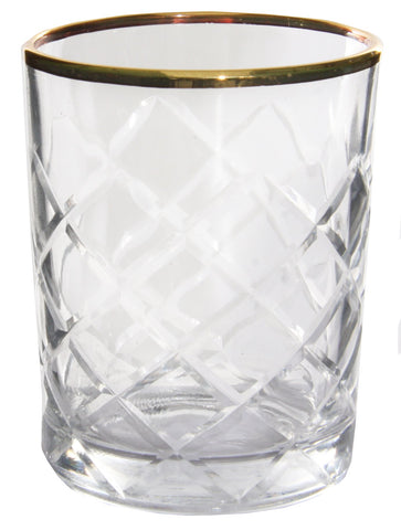 Votive Gold Candle Glass