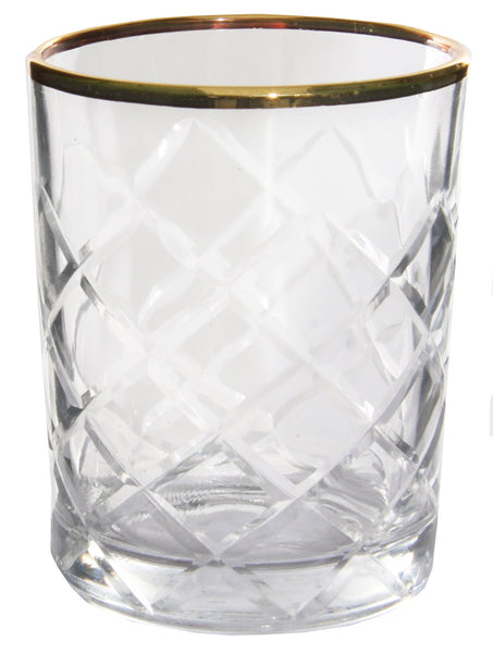 Votive Gold Candle Glass
