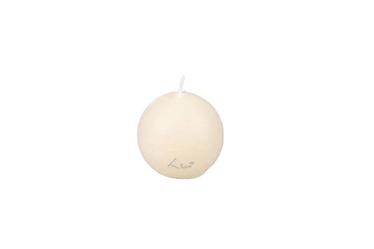 Rasteli - Luz Your Senses Rustic - Spherical Candle in White Asparagus