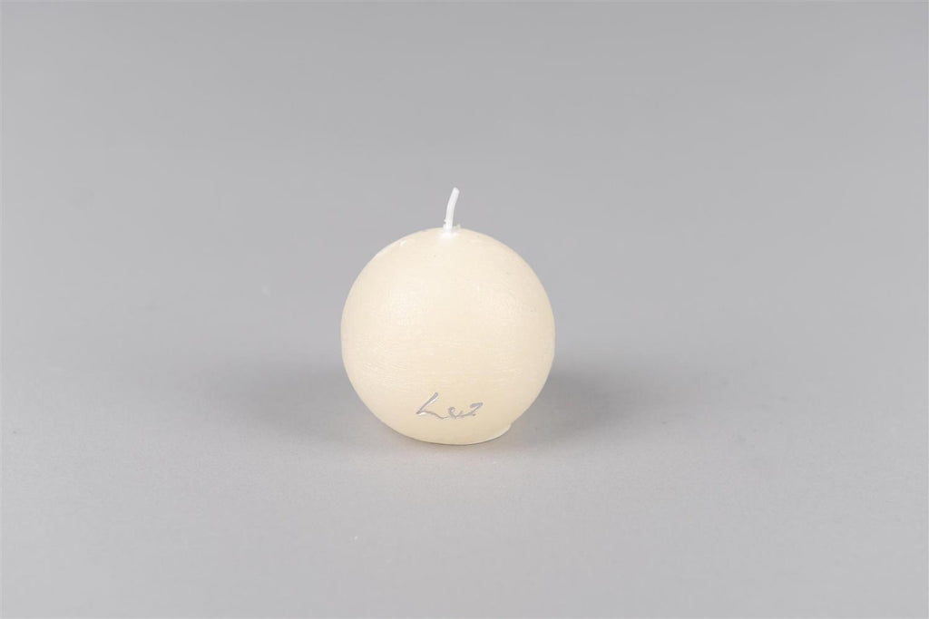 Rasteli - Luz Your Senses Rustic - Spherical Candle in White Asparagus