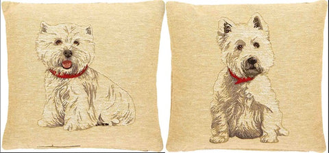 Cushion Cover Westie 33x33