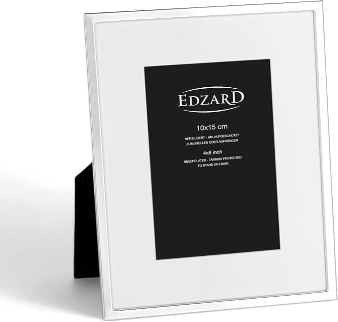 Edzard Empola Picture Frame (for Photo 10 x 15 cm), Silver-Plated