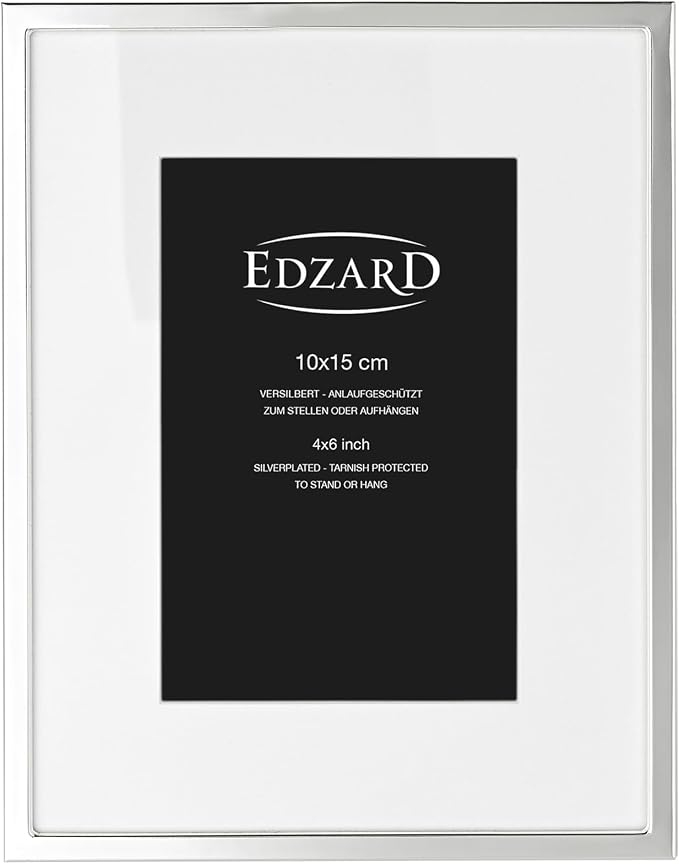 Edzard Empola Picture Frame (for Photo 10 x 15 cm), Silver-Plated