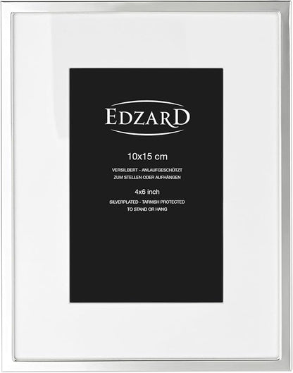 Edzard Empola Picture Frame (for Photo 10 x 15 cm), Silver-Plated