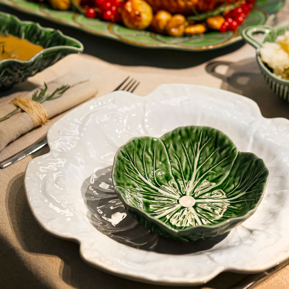 Bordallo Pinheiro Cabbage Small Bowl 12cm, view 4