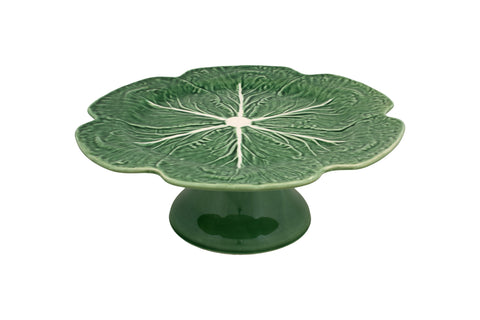 Bordallo Cabbage Cake Stand 31cm