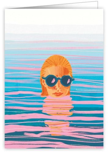 ACTE - Girl In The Ocean Greeting Card