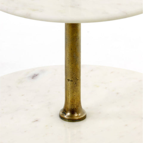 Vermentino Marble 3 Layer Etagere Stand