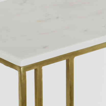 Roshan Marble Side Table, view 3