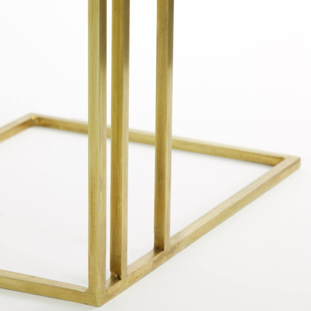 Roshan Marble Side Table, view 4