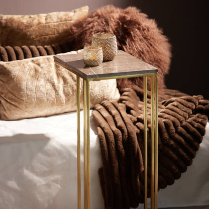 Roshan Marble Side Table, view 11