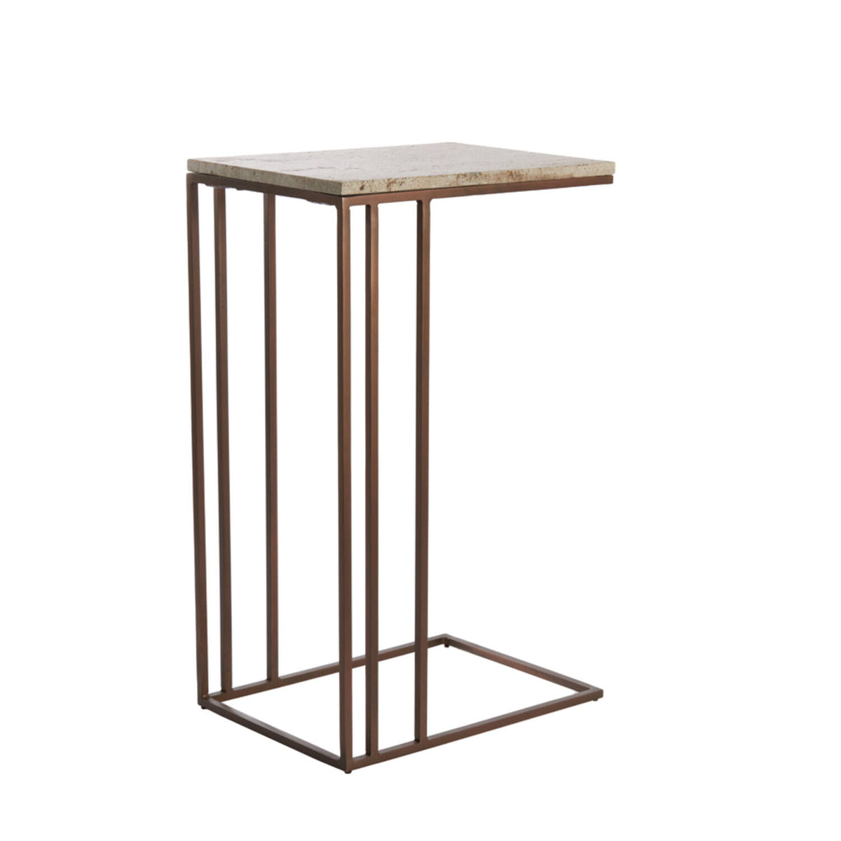 Roshan Marble Side Table, view 6