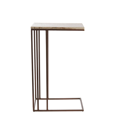 Roshan Marble Side Table, view 8