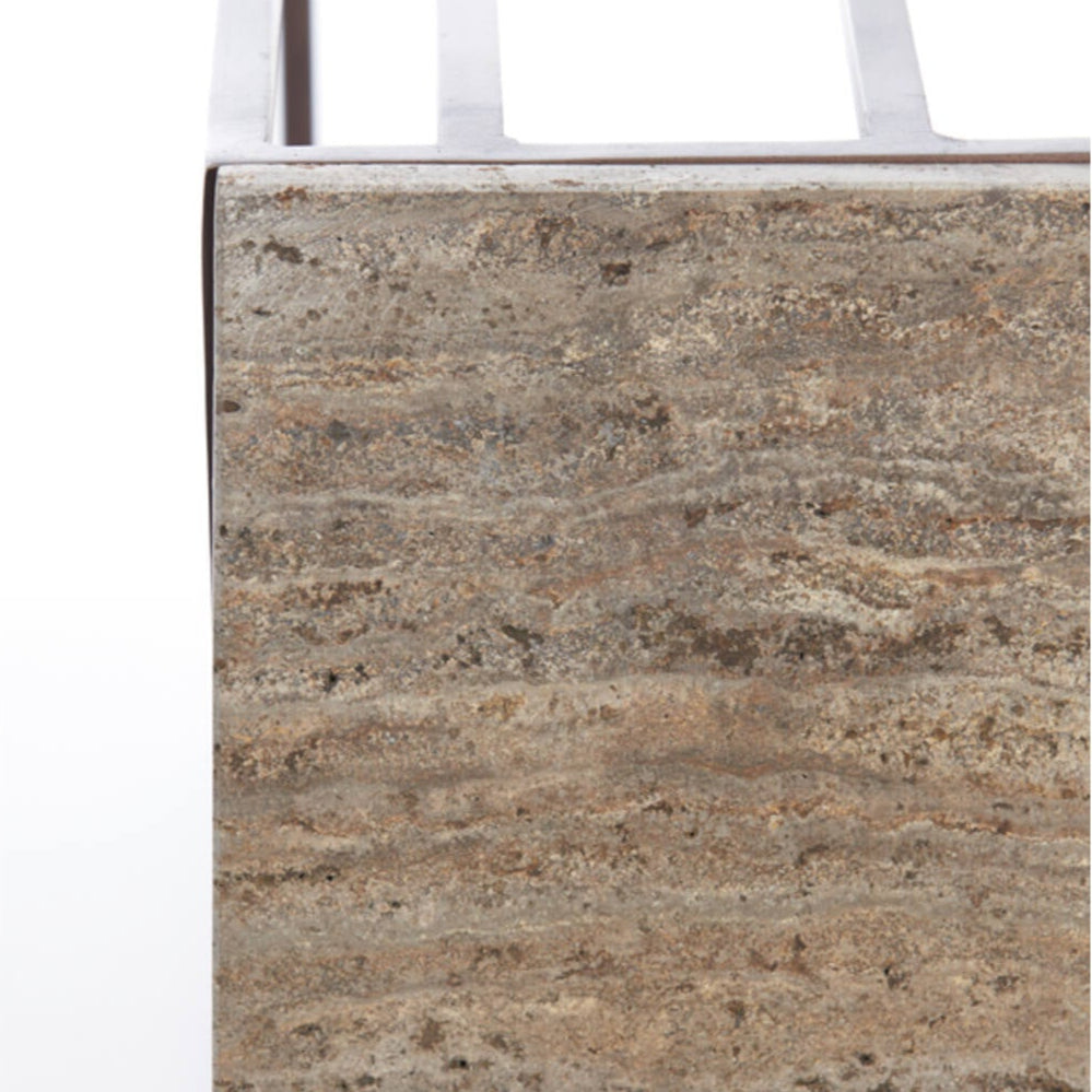Roshan Marble Side Table, view 9