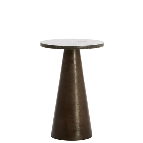 Ynez Dark Marble Side Table