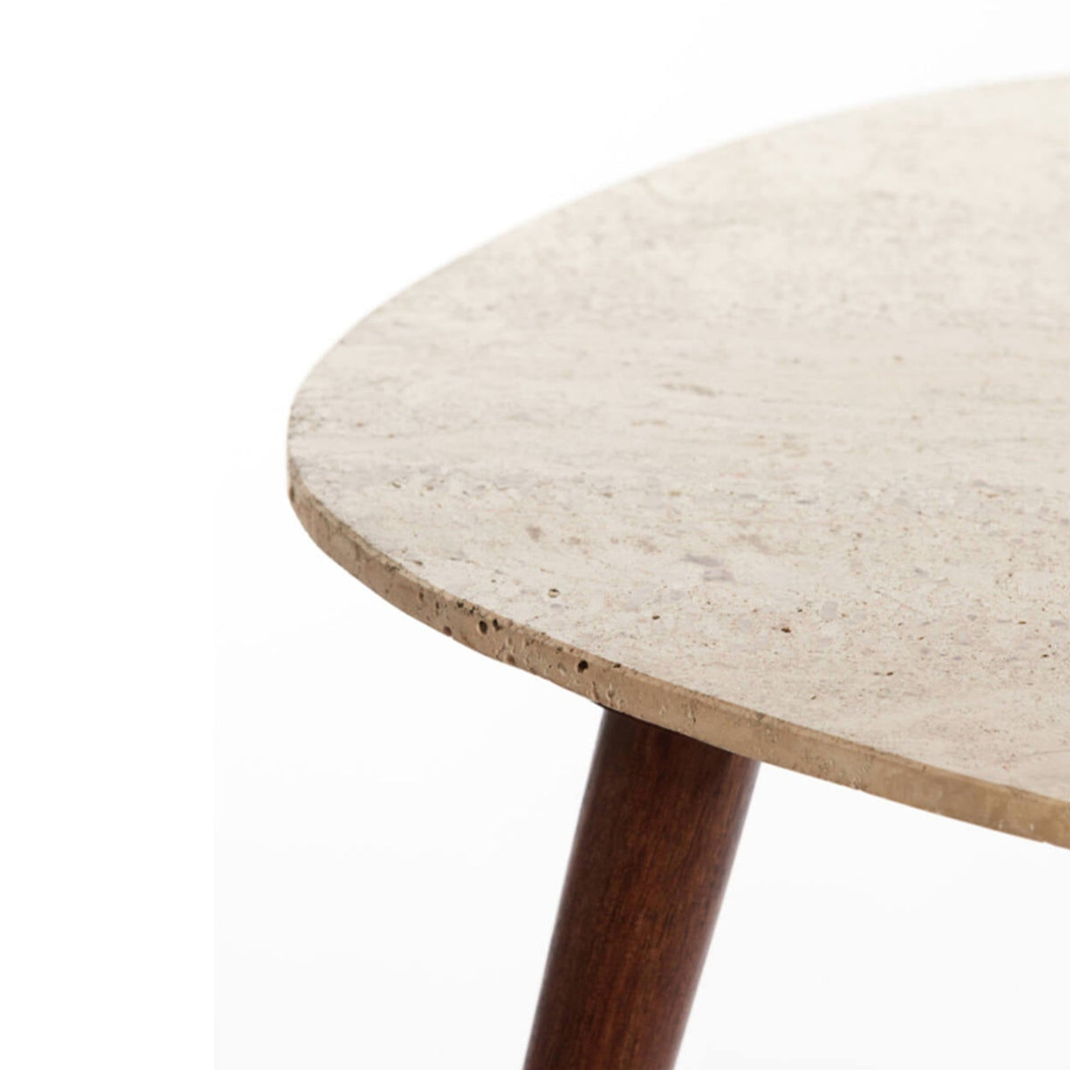 Romano Marble Mango Wood Coffee Table, view 5
