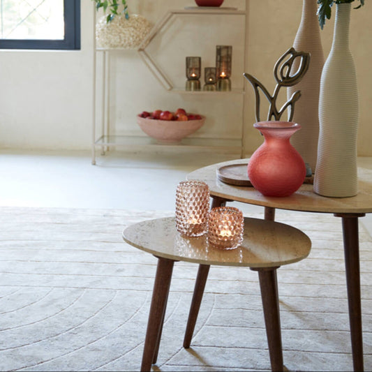 Romano Marble Mango Wood Coffee Table, view 2