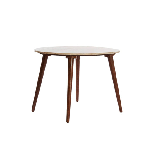 Light & Living Romano marble and mango wood coffee table