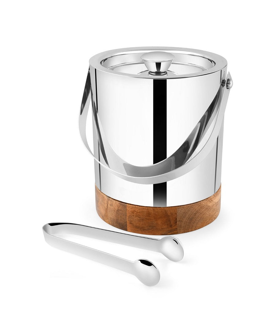 Lyon Champagne Cooler with Wood Base