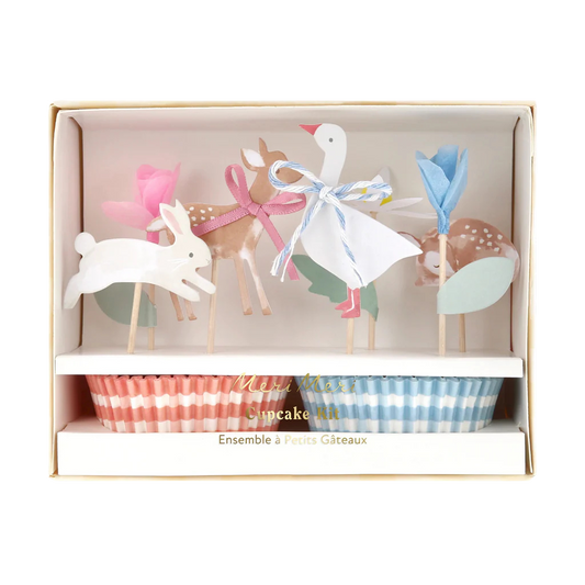 Meri Meri Little Animals Cupcake Kit