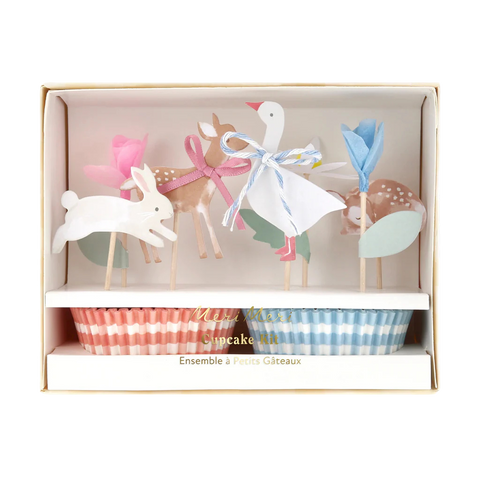 Meri Meri Little Animals Cupcake Kit
