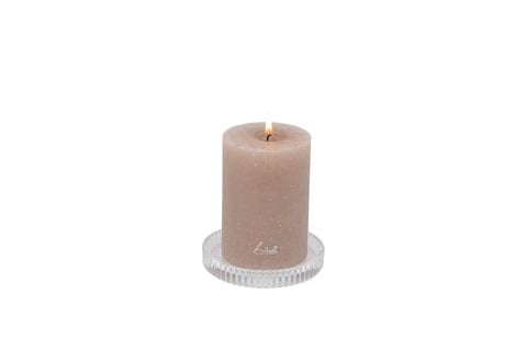 Rasteli - Ruffles - Glass Candle Coaster