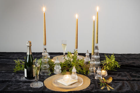 Rasteli - Ruffles - Glass Candle Coaster