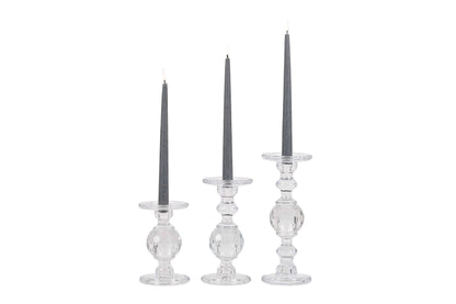 Rasteli Nid d'Abeille glass candle holder