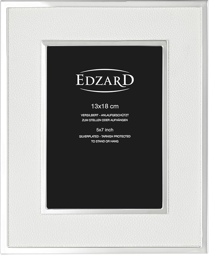 Edzard Alvito Picture Frame (for Photo 13 x 18 cm), Silver-Plated