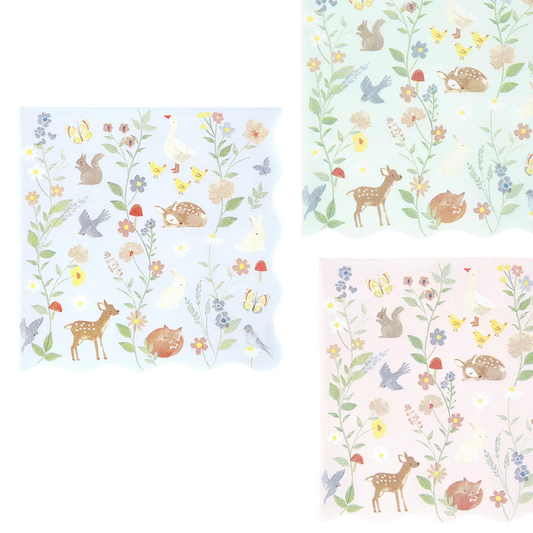 Meri Meri Little Animals Large Napkins
